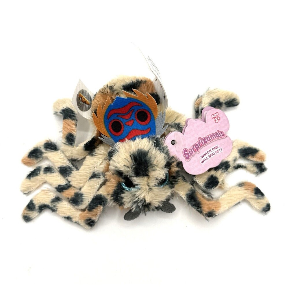 Surprizamals Plush JESSICA Mini 4” PEACOCK SPIDER WITH TAGS NWT
